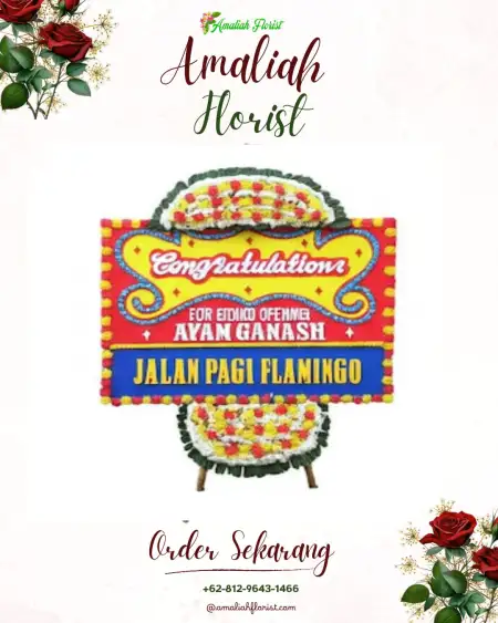 Sewa Papan Bunga Pemepek