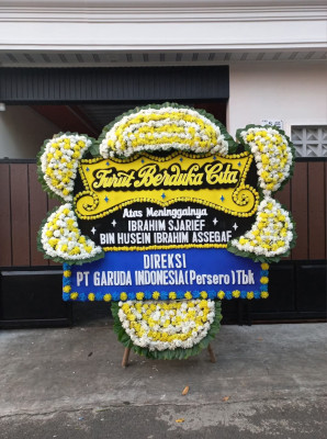 Papan Bunga Duka di Pemepek