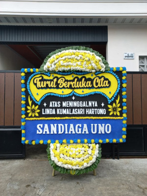 Papan Bunga Duka di Pemepek